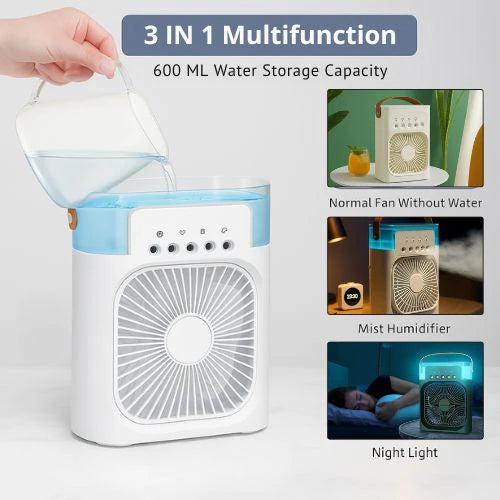 Portable Air Cooler Mist Mini Table Fan
